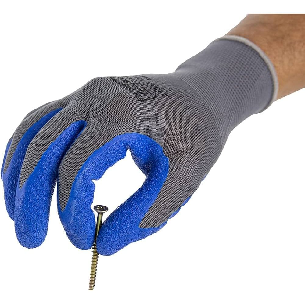 13 Luvas de Segurança Grip com Revestimento Látex com  CA valido