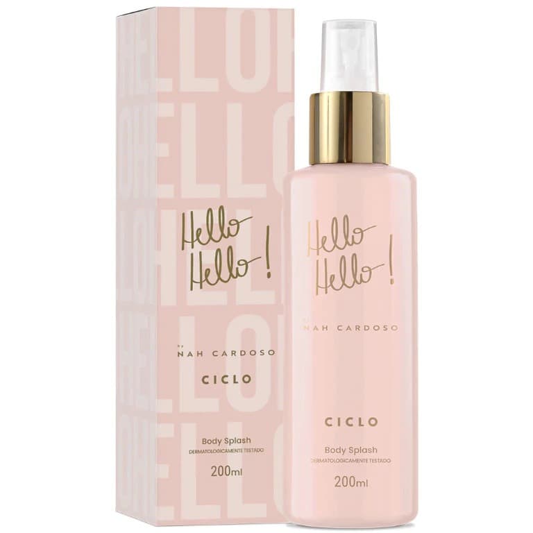 Ciclo Hello Hello Nah Cardoso Body Splash 200mL Lançamento