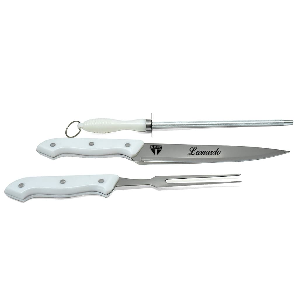 Kit Churrasco Personalizado,  Faca Personalizada, Faca de Churrasco Com nomes e simbolos gravados