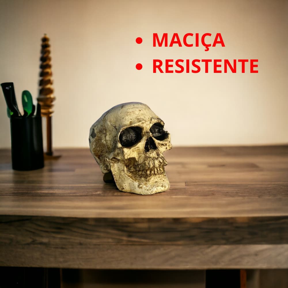 Caveira Esqueleto Decorativa - Adorno Decoração Halloween