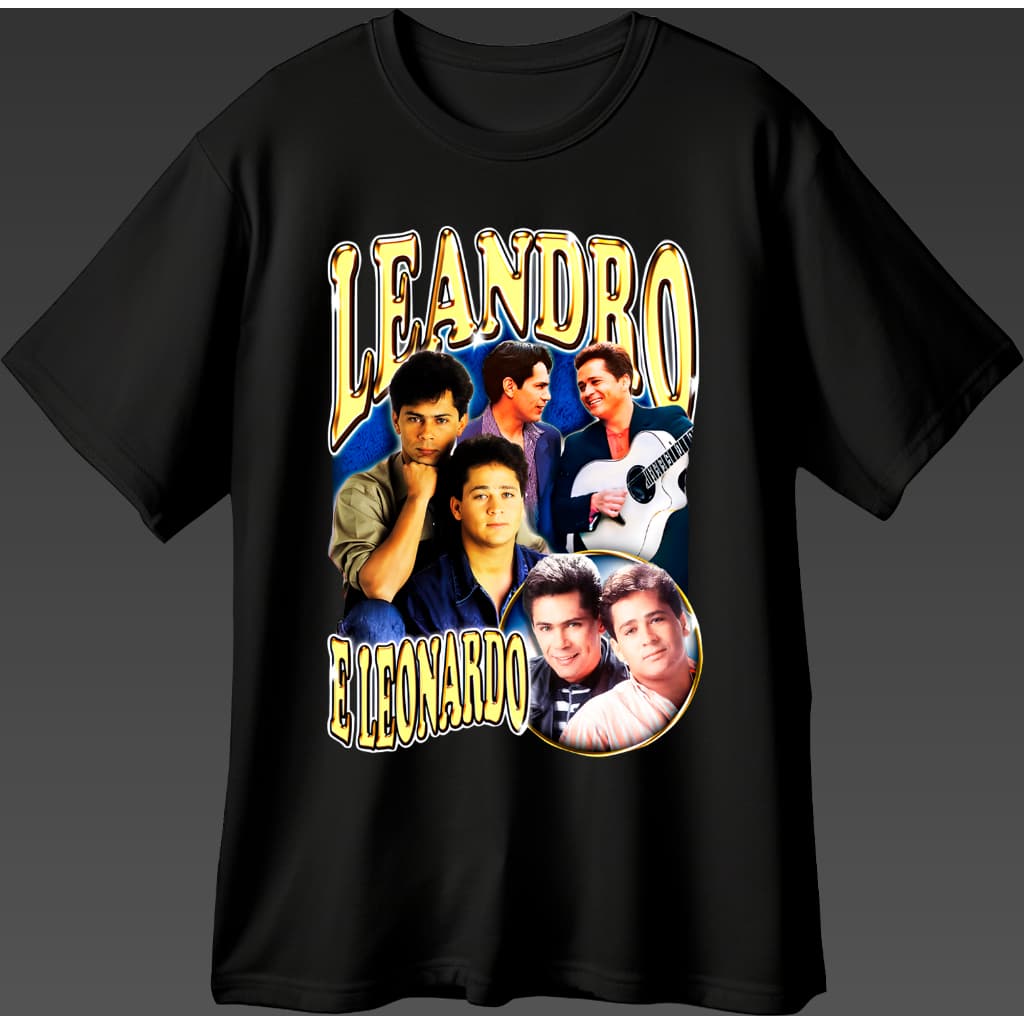 Camisa Leandro E Leonardo Varias Cores Novo