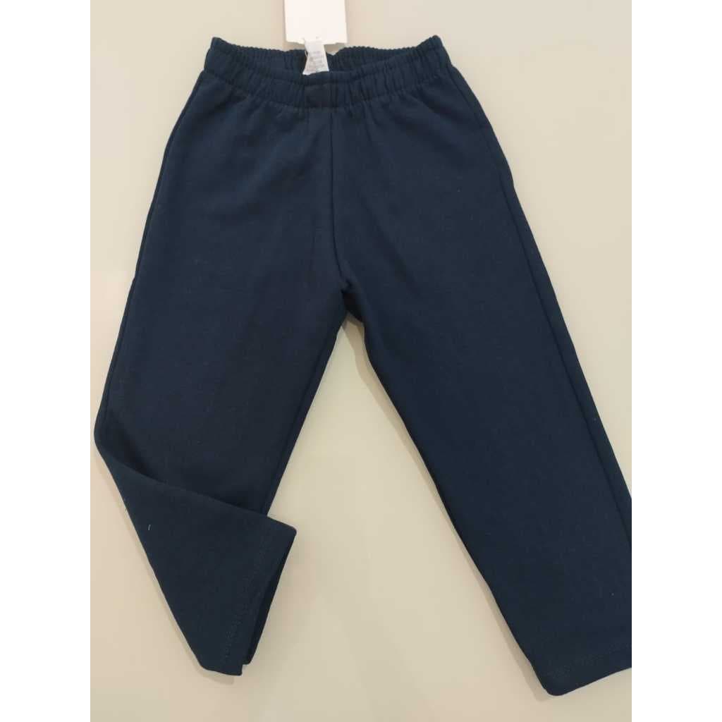 Calça Moletom Infantil Sem Punho Flanelada Com Elastico
