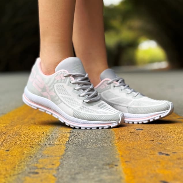 Tênis Feminino O2X Fitness Impact  Corrida Caminhada Confortavel