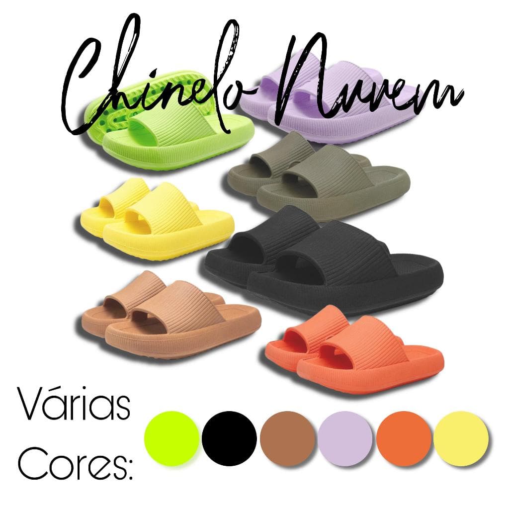 Chinelo Nuvem Original Ortopédico Leve Fly Feet Macia Leve Confortável Envio Imediato