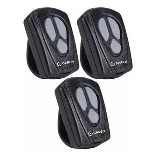 3 Controle Remoto Tx New Garen original Para Portões Eletrônicos 433mhz