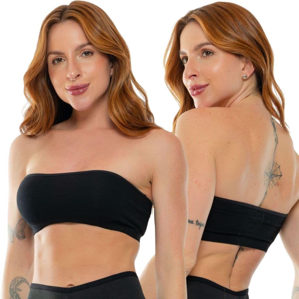 Top Tomara Que Caia Cotton Sutiã Faixa