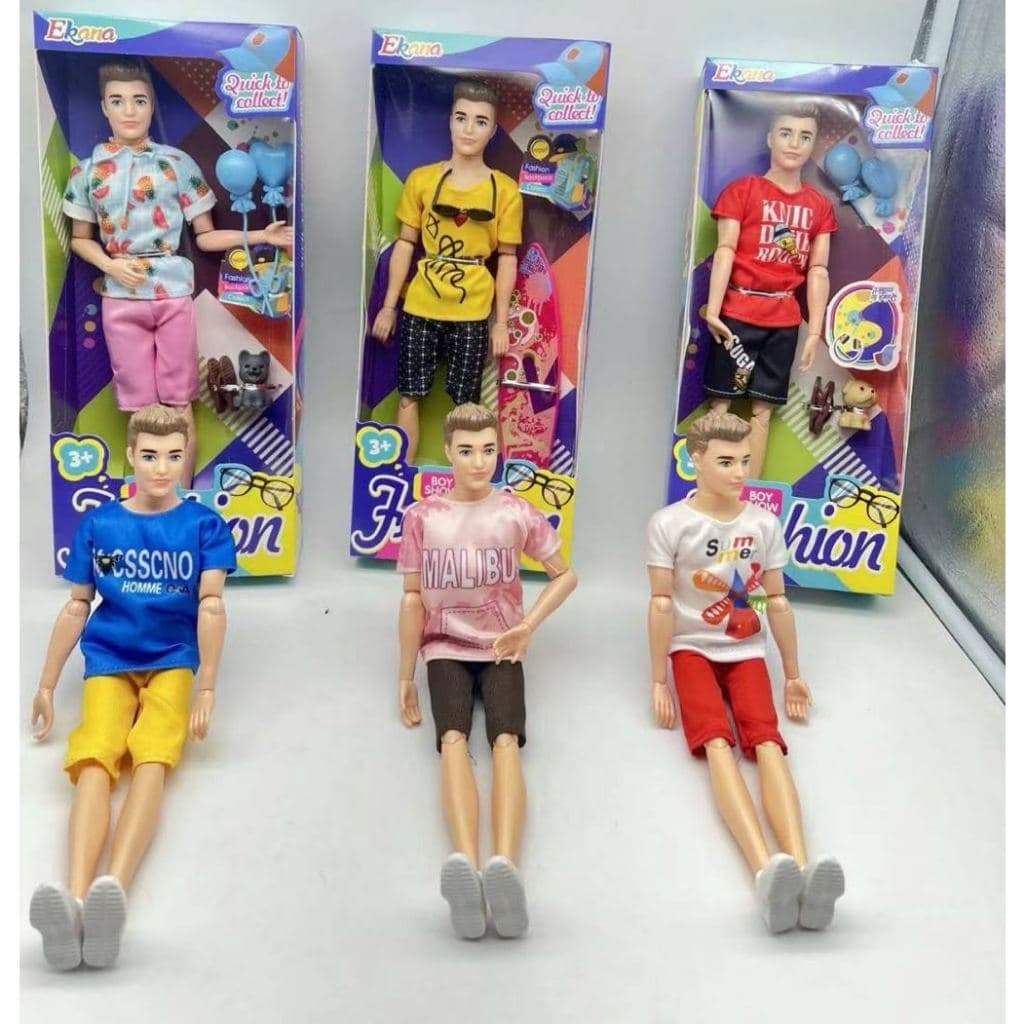 30 Cm Masculino Conjunto Boneca  Com Roupas Terno Namorado Vestir Brinquedos Acessórios