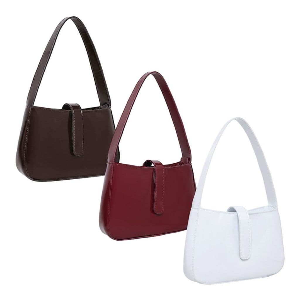 Kit Com Três Bolsa De Festa Bolsa Feminina Elegante Verniz