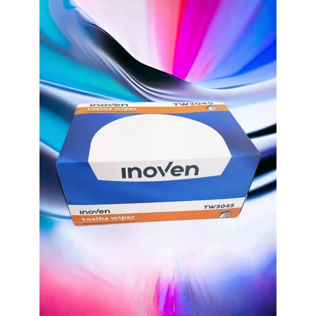 Toalha Wiper Multiuso TW3045 - Inoven - Reutilizável - CX com 100 Unidades