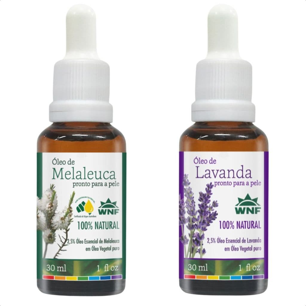 Kit Oleo de Melaleuca e Lavanda Pronto para Pele WNF 30ml
