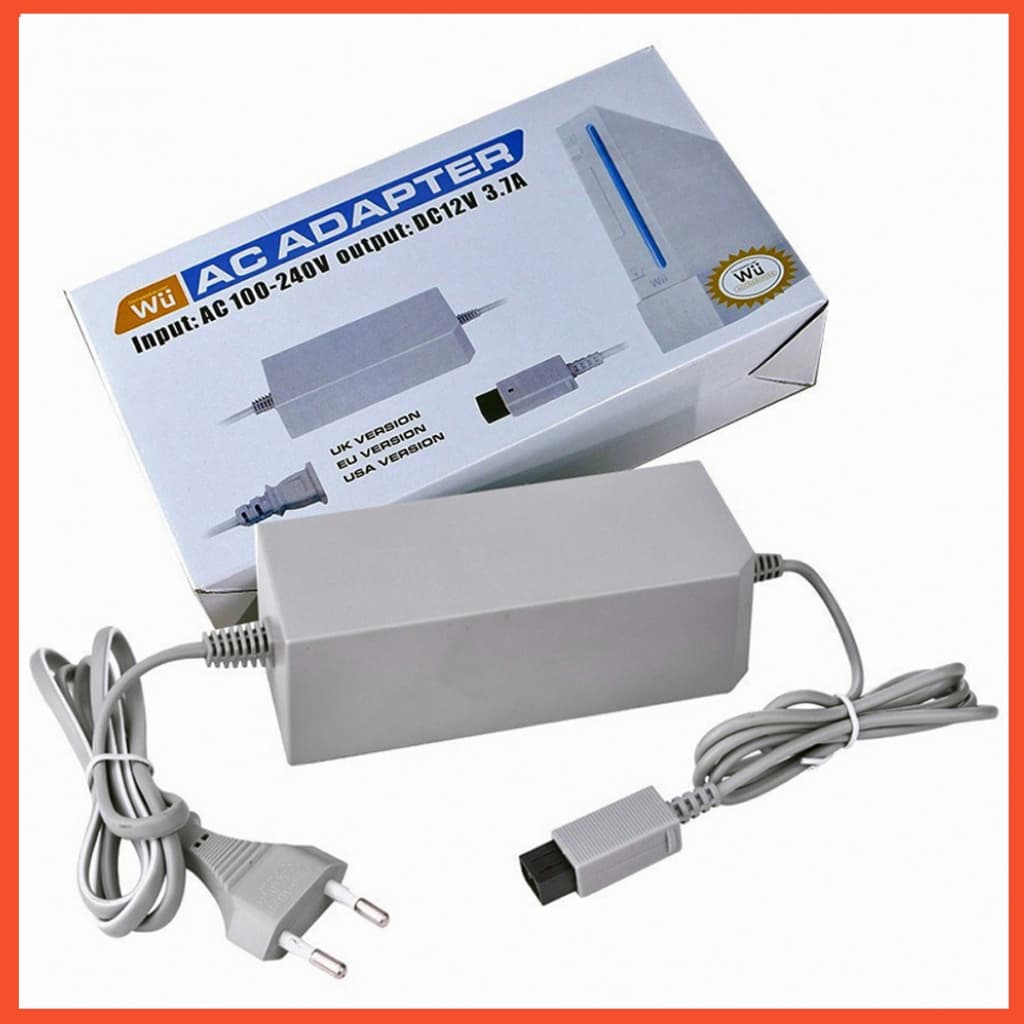 Fonte Alimentação Energia Carregador Cabo Adaptador Ac Compatível Console Nintendo Wii Bivolt