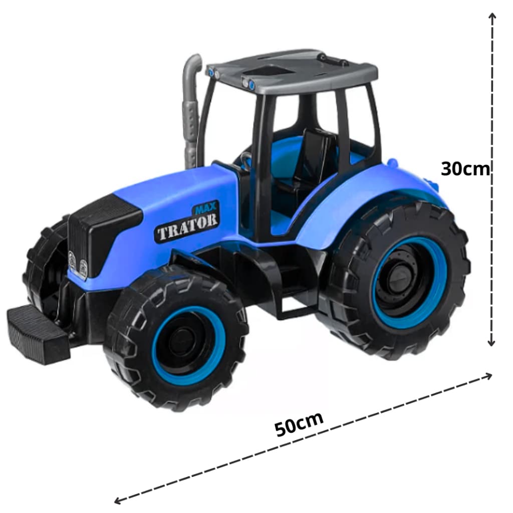 Brinquedo Max Trator Azul Tilin