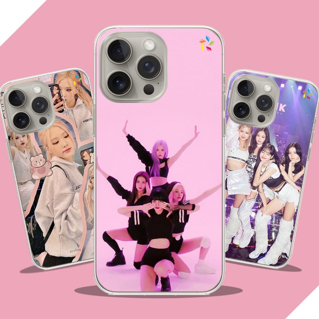 Capa Capinha Personalizada Anti-Impacto - Blackpink; K-pop - Para Todos Modelos de Celular
