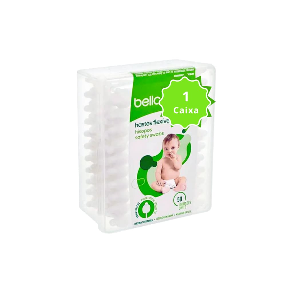 Cotonete Para Bebê Bellacotton - 50un
