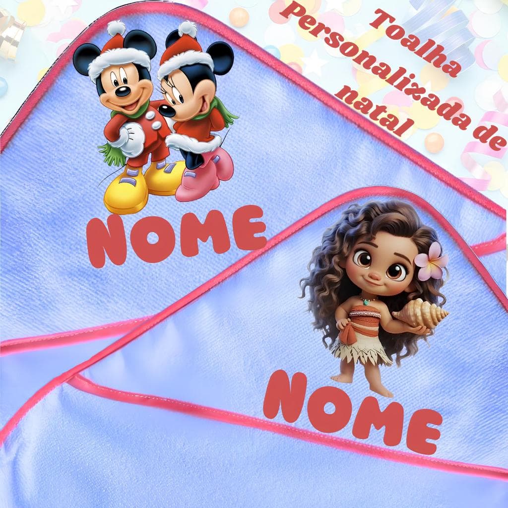 Toalha Infantil De Bebe Especial De Natal, Menino e Menina bebe