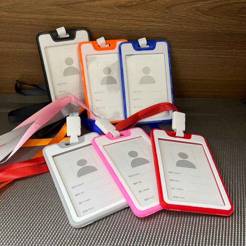 KIT 12 PCS Porta Crachá Cartão Prático com Cordão - Bilhete Único & Cartões