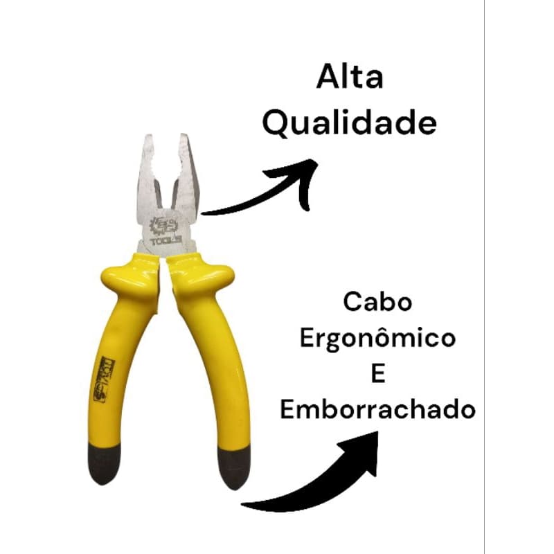 Alicate Universal 8"(polegadas)– Conforto e Precisão em Suas Mãos!
