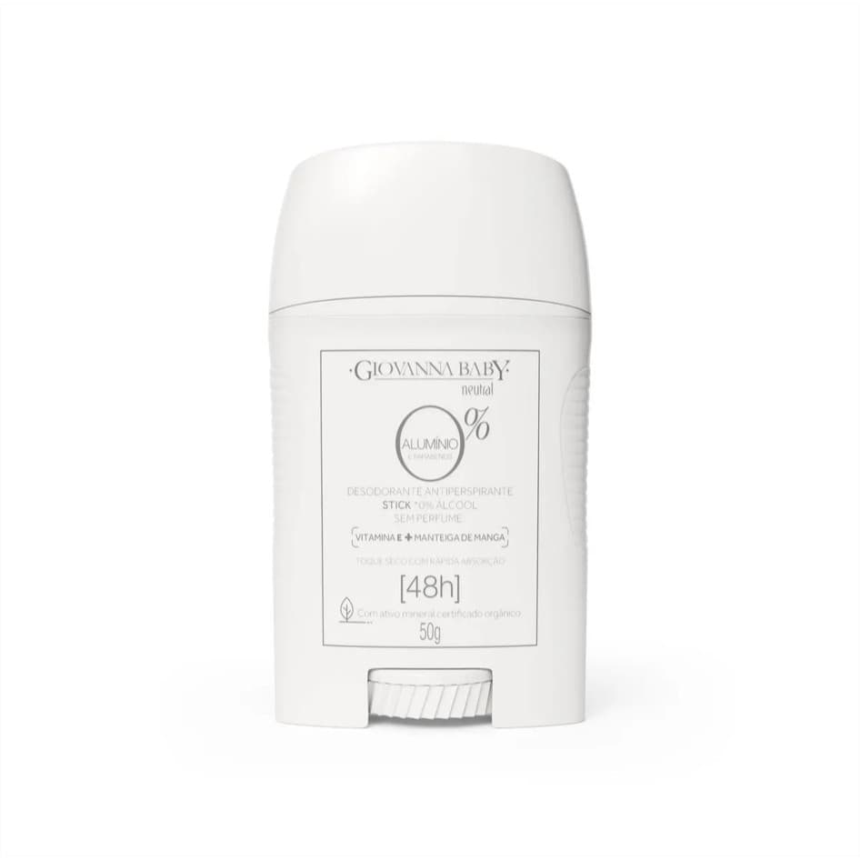 Desodorante Stick 0% Alumínio Neutral 50g