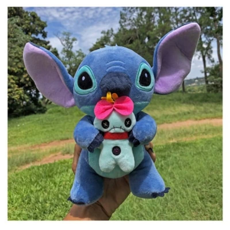 Lilo & Stitch com xepa pelúcia 25cm antialérgico