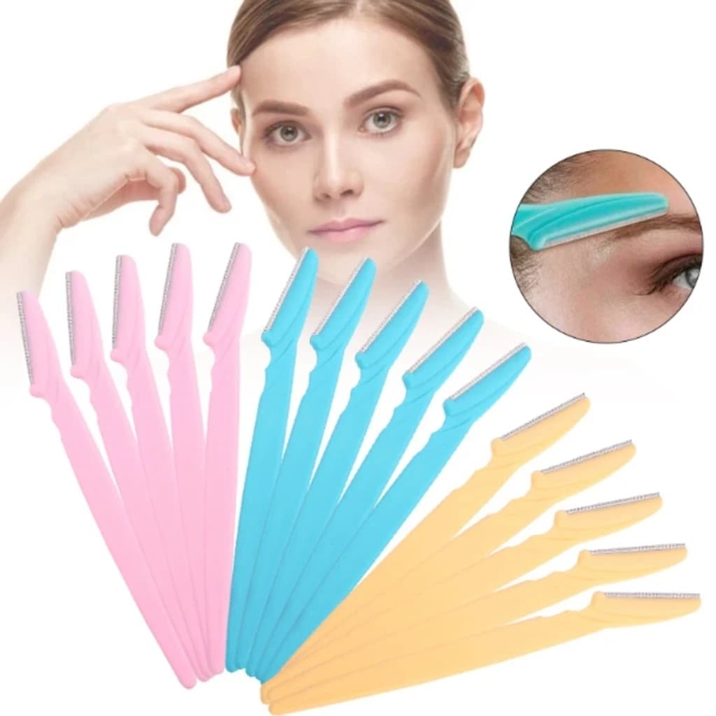 Promoção KIT 36 lâminas Sobrancelha e Rosto Navalha Depilação design Novidade