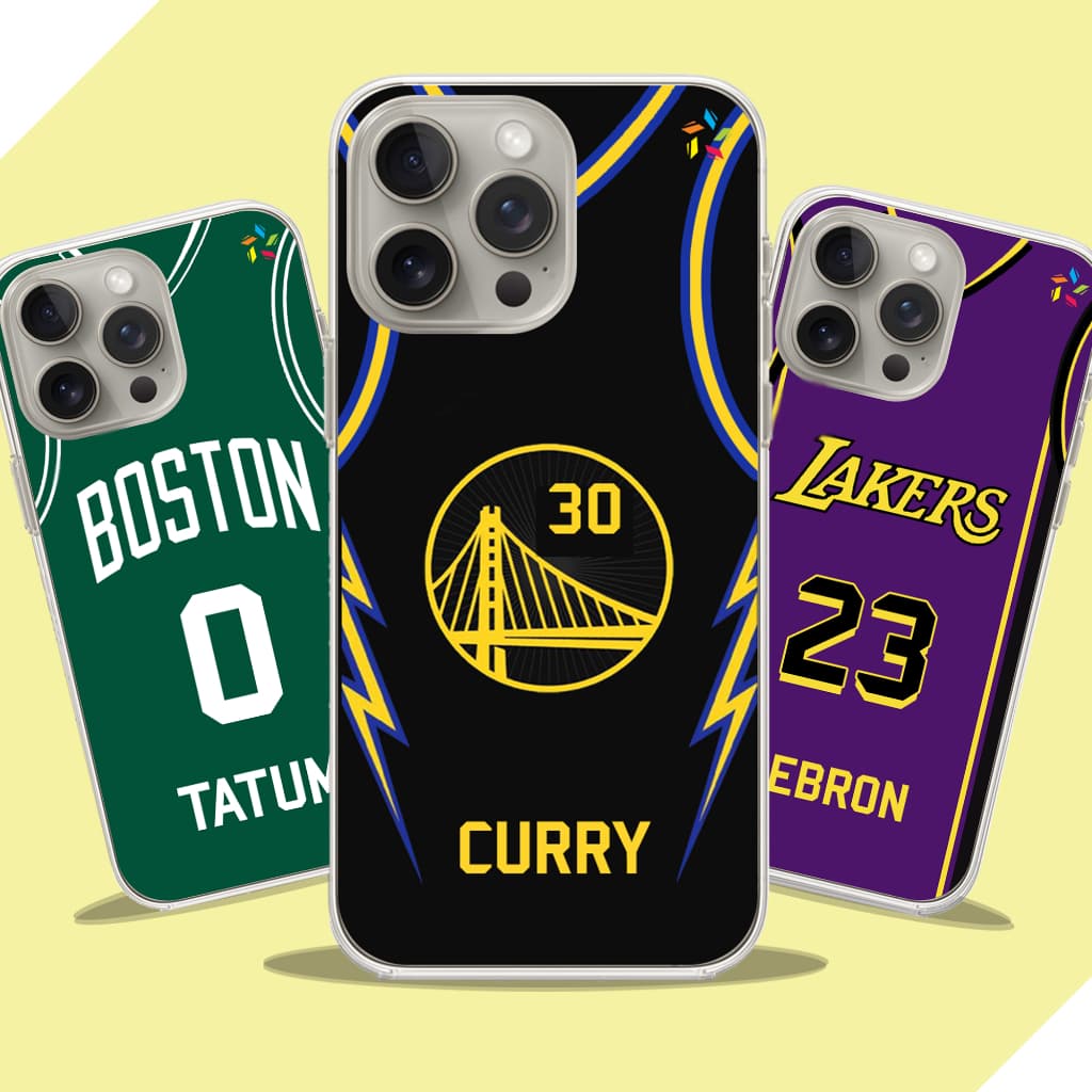 Capa Capinha personalizada Anti-Impacto- Times NBA 2024/25 - Para Todos Modelos de Celular