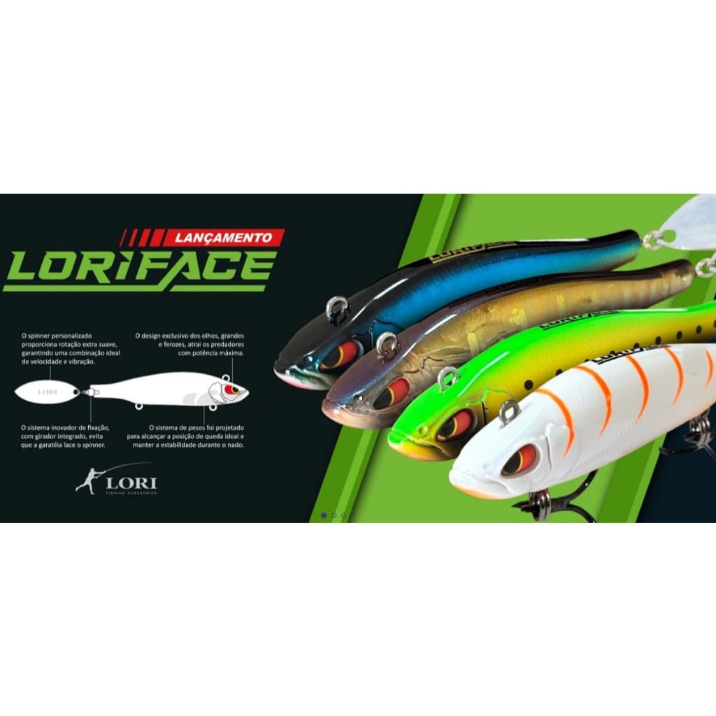 Isca Artificial LoriFace 85 Lori Fishing 20g