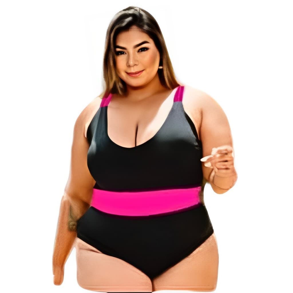 Maiô Plus Size reforçado com sustentação