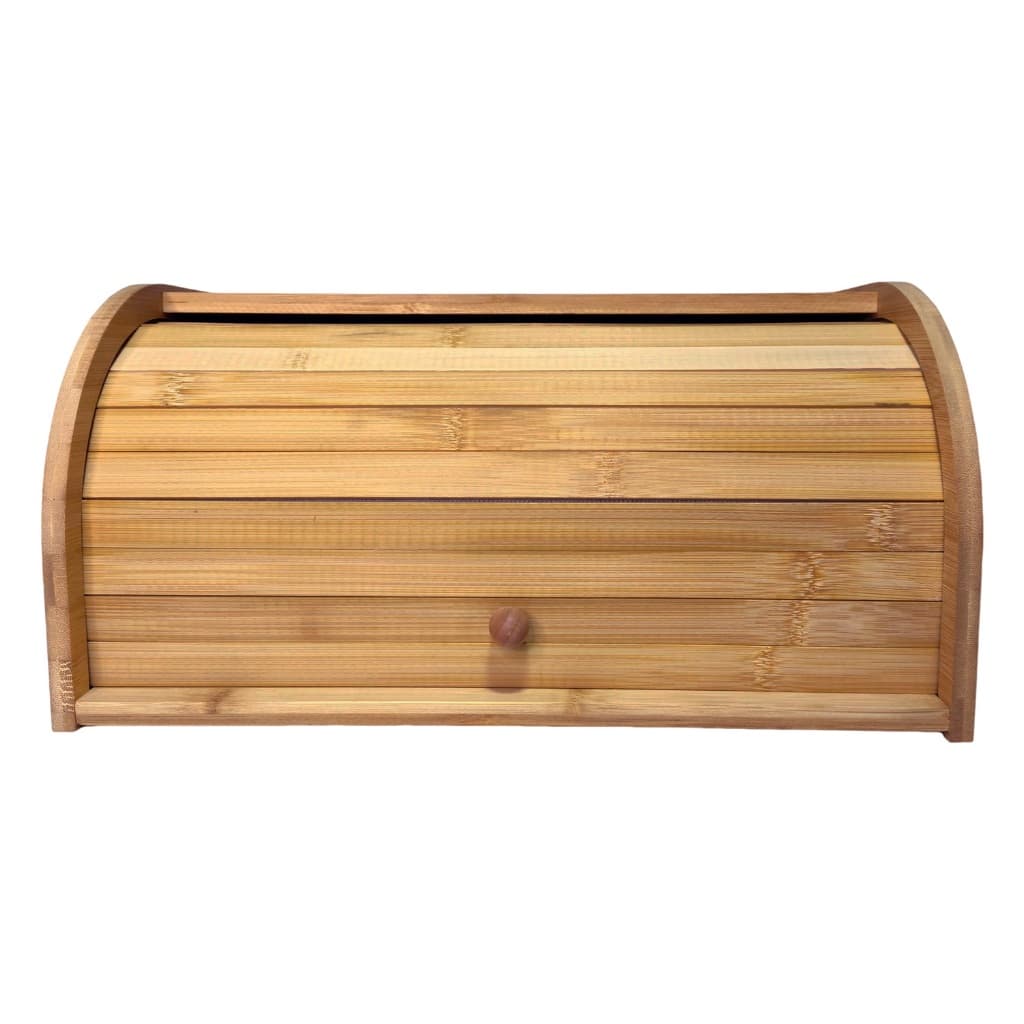 Porta Pão com Tampa Basculante Bambu Ecokitchen Pães Bolos