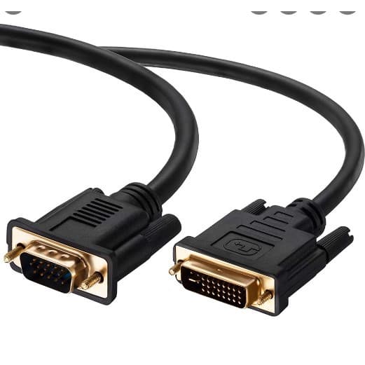 Cabo Adaptador Dvi 24+5 x Vga Macho 1.50 Metros