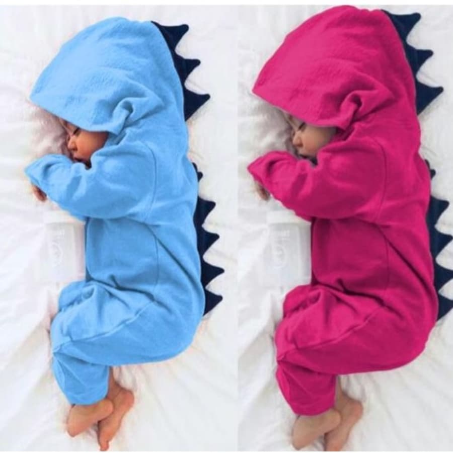 Macacão Dino Baby Roupa Roupinha Dinossauro Bebê Fantasia Infantil