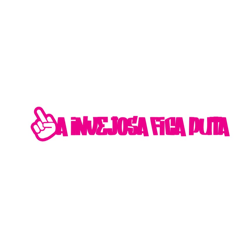 adesivo rosa para carro motos e caminhão 18 cm