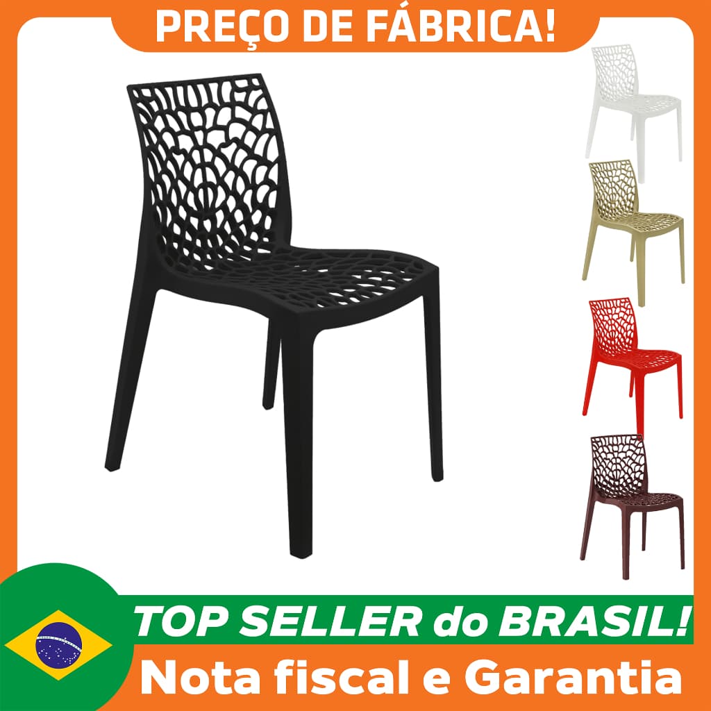 Cadeira Gruvyer Design Cozinha Sala de Estar Jantar