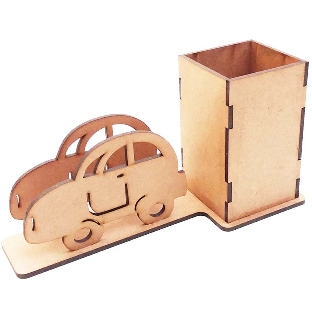 Kit 15 enfeite lembrancinha mesa de festa porta treco guaranapo carro fusca centro de mesa mdf cru