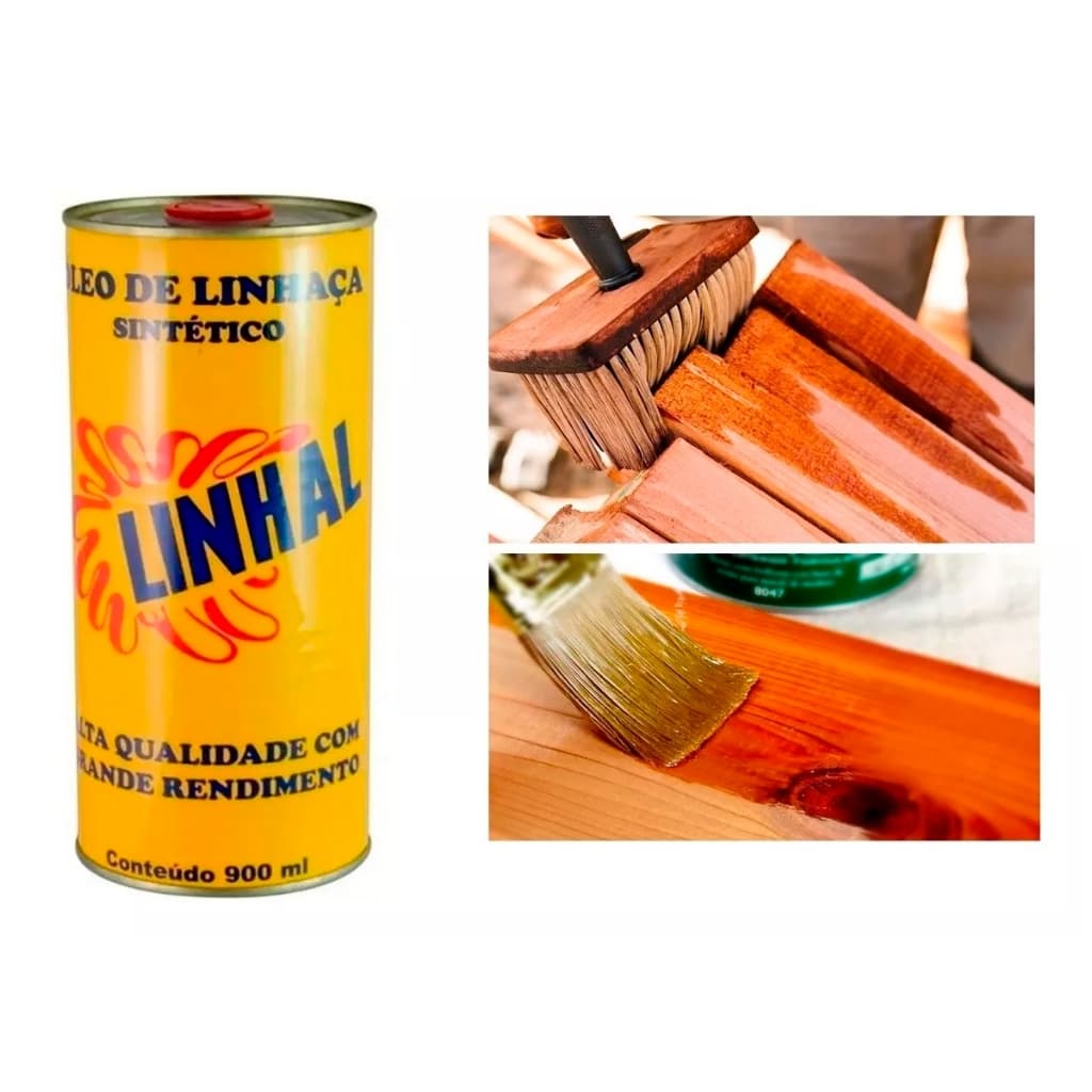 Óleo De Linhaça Para Madeira Protege E Impermeabiliza 900ml
