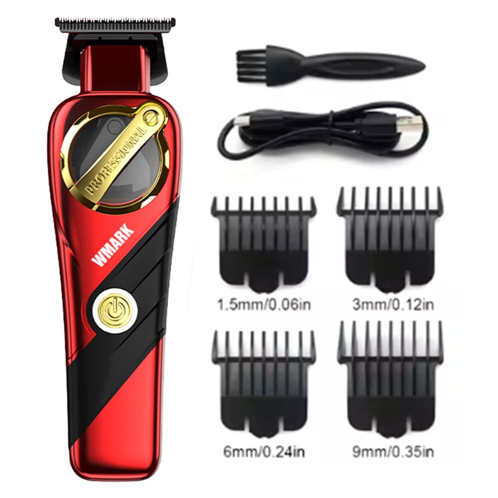 Maquina de Acabamento NG 9213 Verrmelho Motor Maglev Wmark Profissional