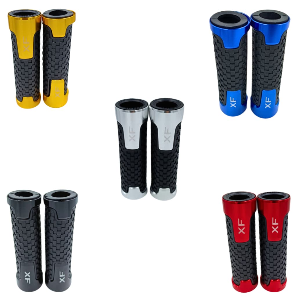 Par Manopla Moto Esportiva Aluminio Speed Vazada Emborrachada Universal Honda Cg Fan Titan Yamaha