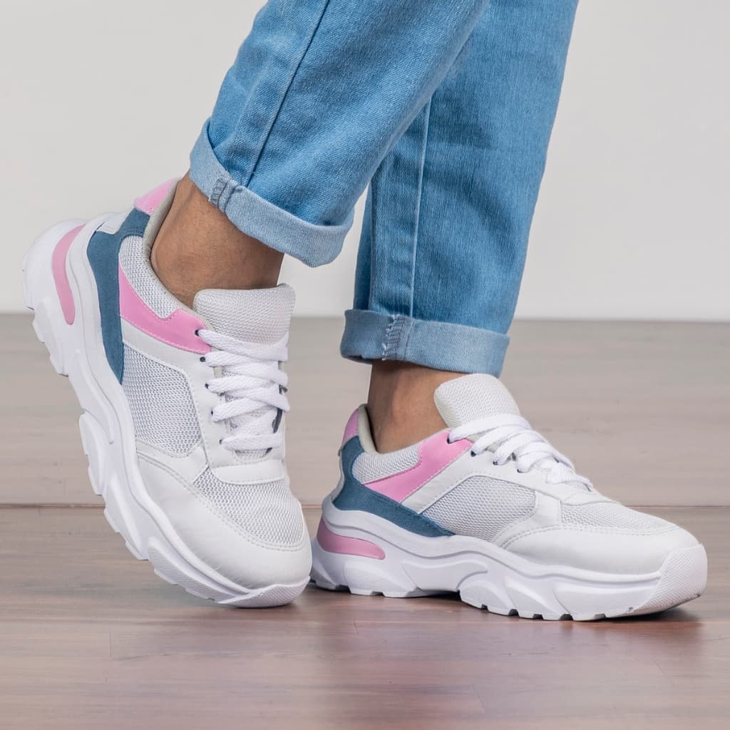 Tenis Feminino Confortável Plataforma Estilo Caminhada Confortavél 2024