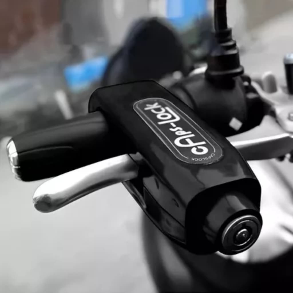 Trava Manete Antifurto Universal para Guidão de Moto Motocicleta Motoneta Mobilete Eletrica