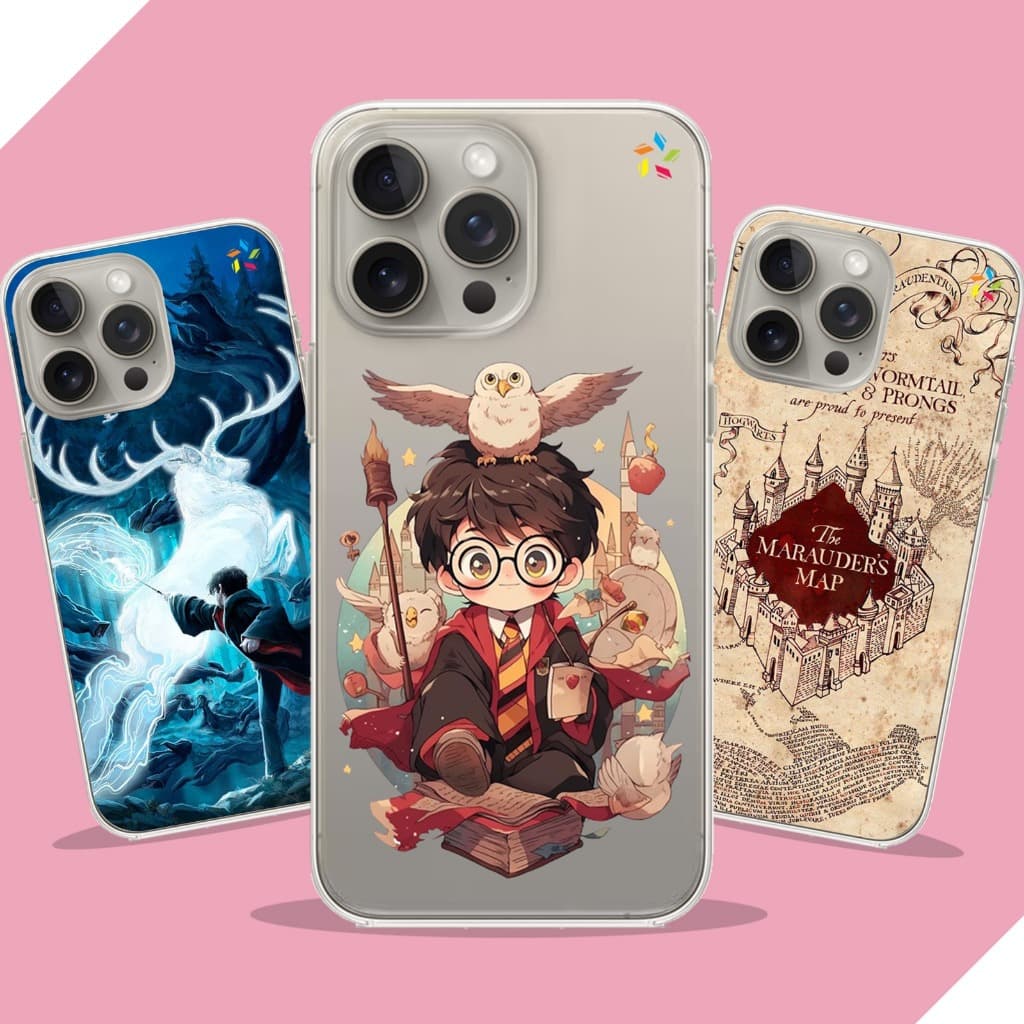 Capa Capinha Personalizada Anti-Impacto - Coleção Harry Potter - Para Todos Modelos de Celular
