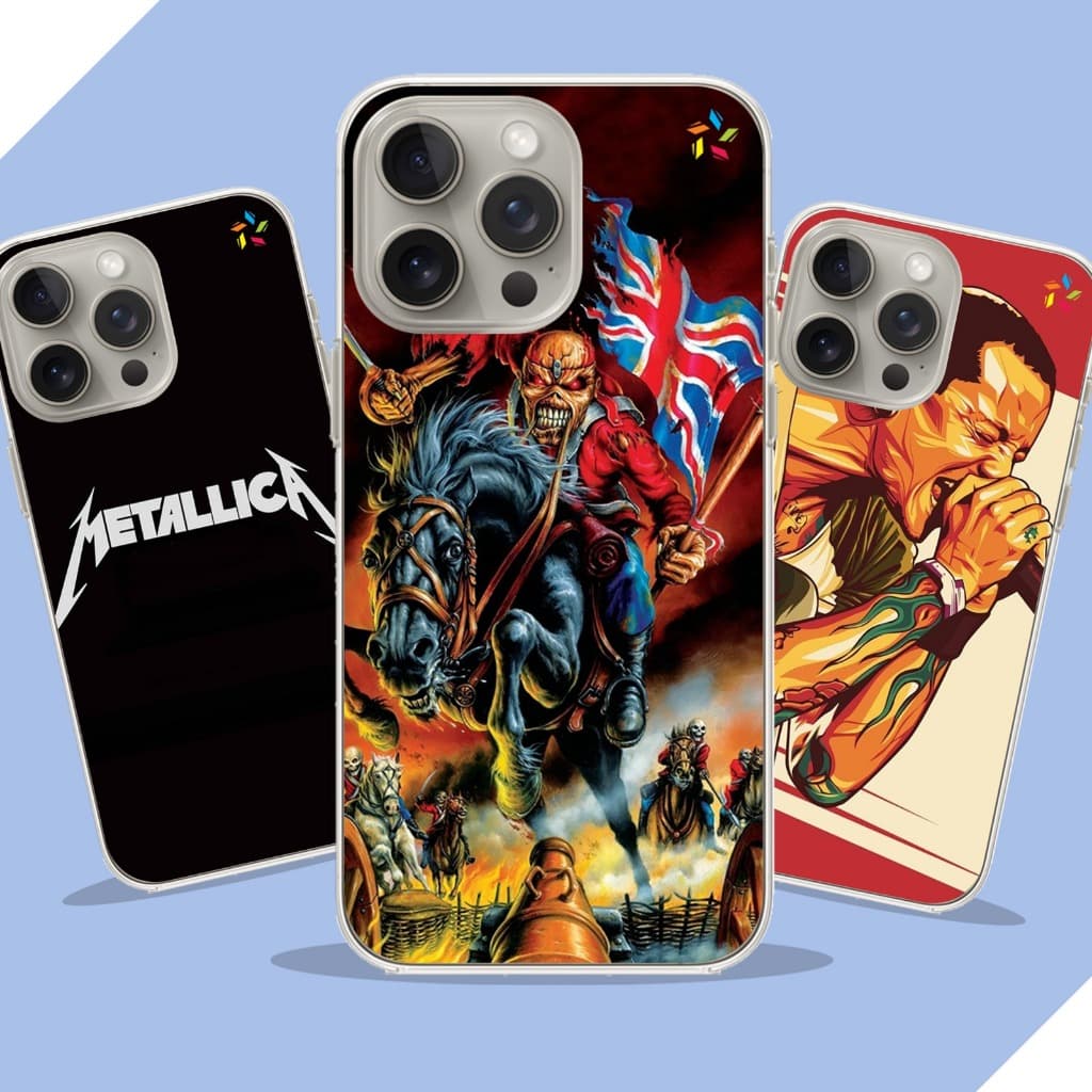 Capa Capinha personalizada Anti-Impacto- Bandas de Rock 1 - Para Todos Modelos de Celular