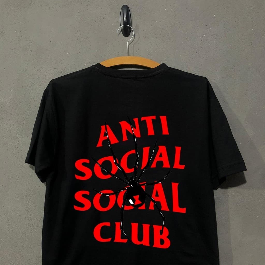 Camiseta ANTISOCIAL ARANHA F/C Camisa com Conforto e Estilo Manga Curta Malha Premium Camisa Only