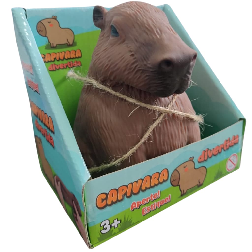 Capivara Capybara Divertida Fidget Estica E Amassa Dm Toys
