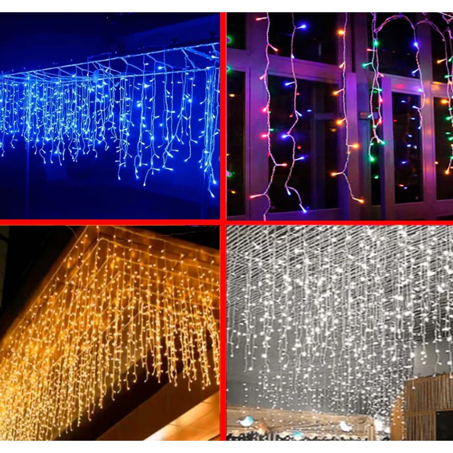 Pisca-pisca de led para decoração natalina USB - 100 leds coloridos