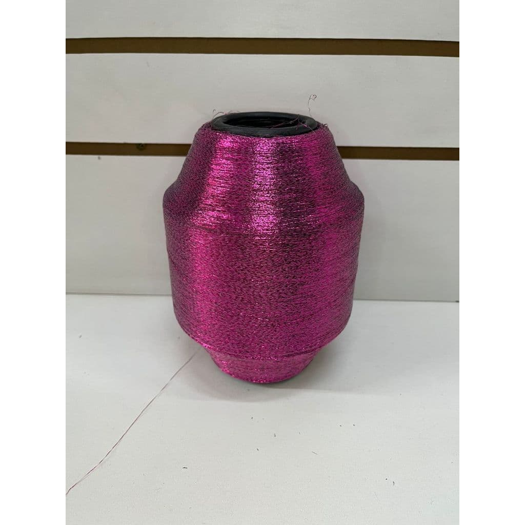 Linha Metalizada Para Bordar Bordado Costura - Rosa Pink