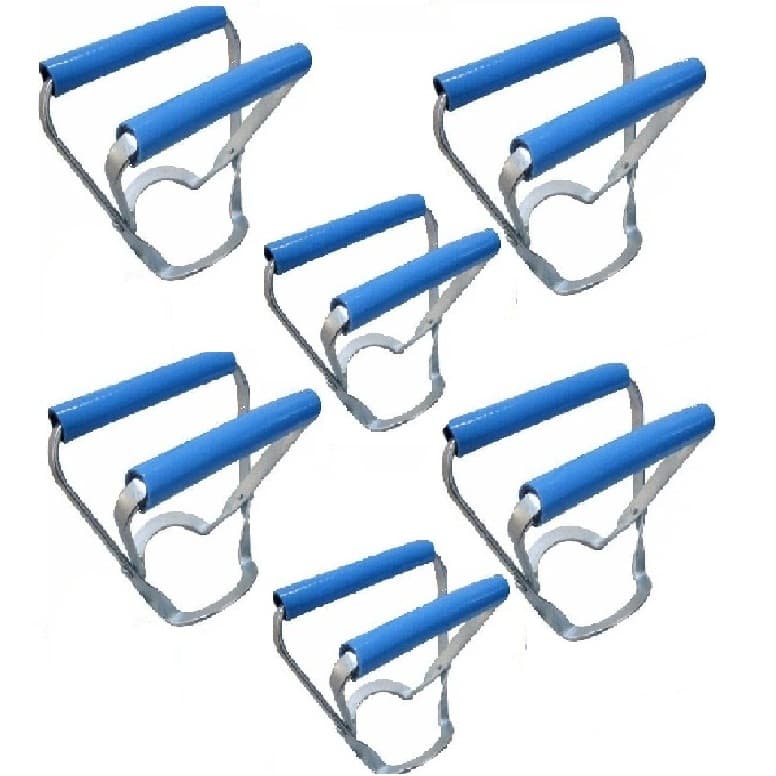 Kit com 6 Ganchos Garra Alça de transportar Garrafão de Agua