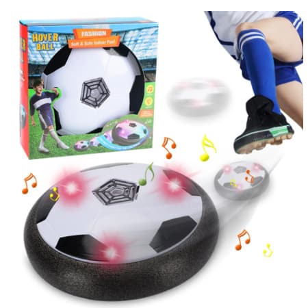 Bola De Futebol  Disco Flutuante Suspensa Elétrica Para Crianças LED Piscante