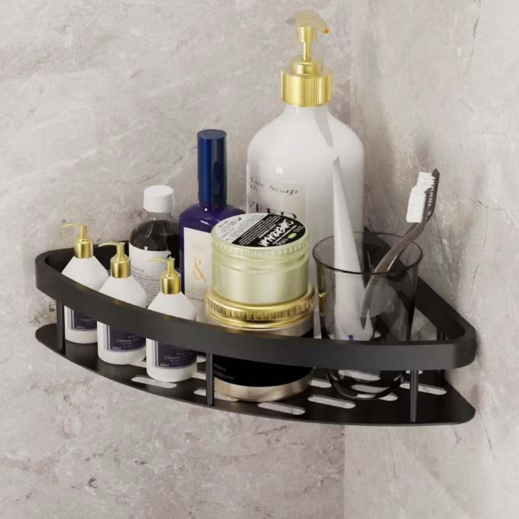 Suporte De Shampoo Prateleiras De Banheiro Sem Furo - Space Aluminium Alta qualidade