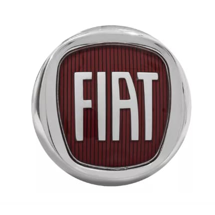 Emblema Logo FIAT da Grade e Porta-Malas - Vermelho - Fiat Palio Siena Strada Uno após 08 Idea - 1313025