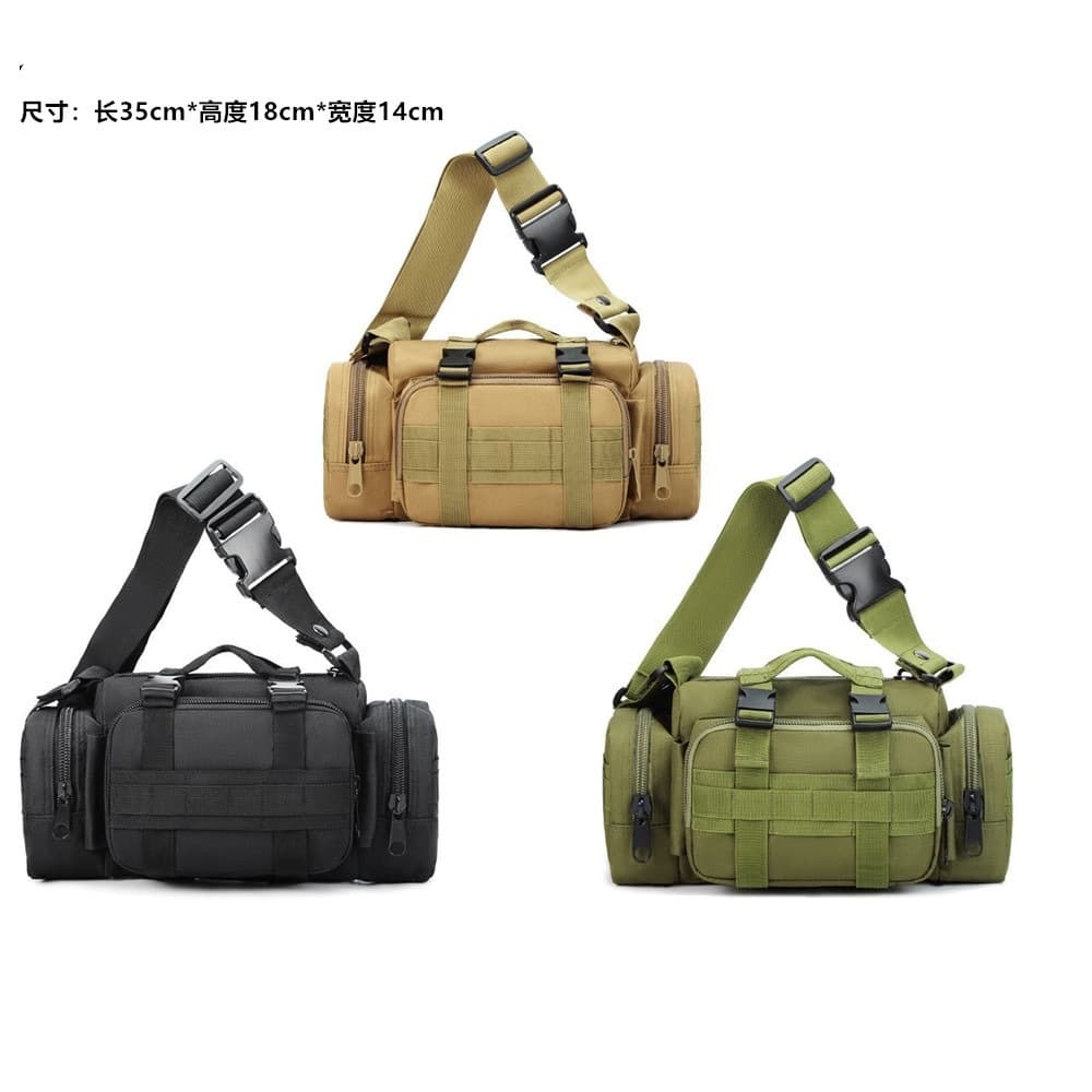 Pochete/Bolsa de Ombro Masculino Moderna Em Lona Reforçado E Forrada ,Combinação Tática