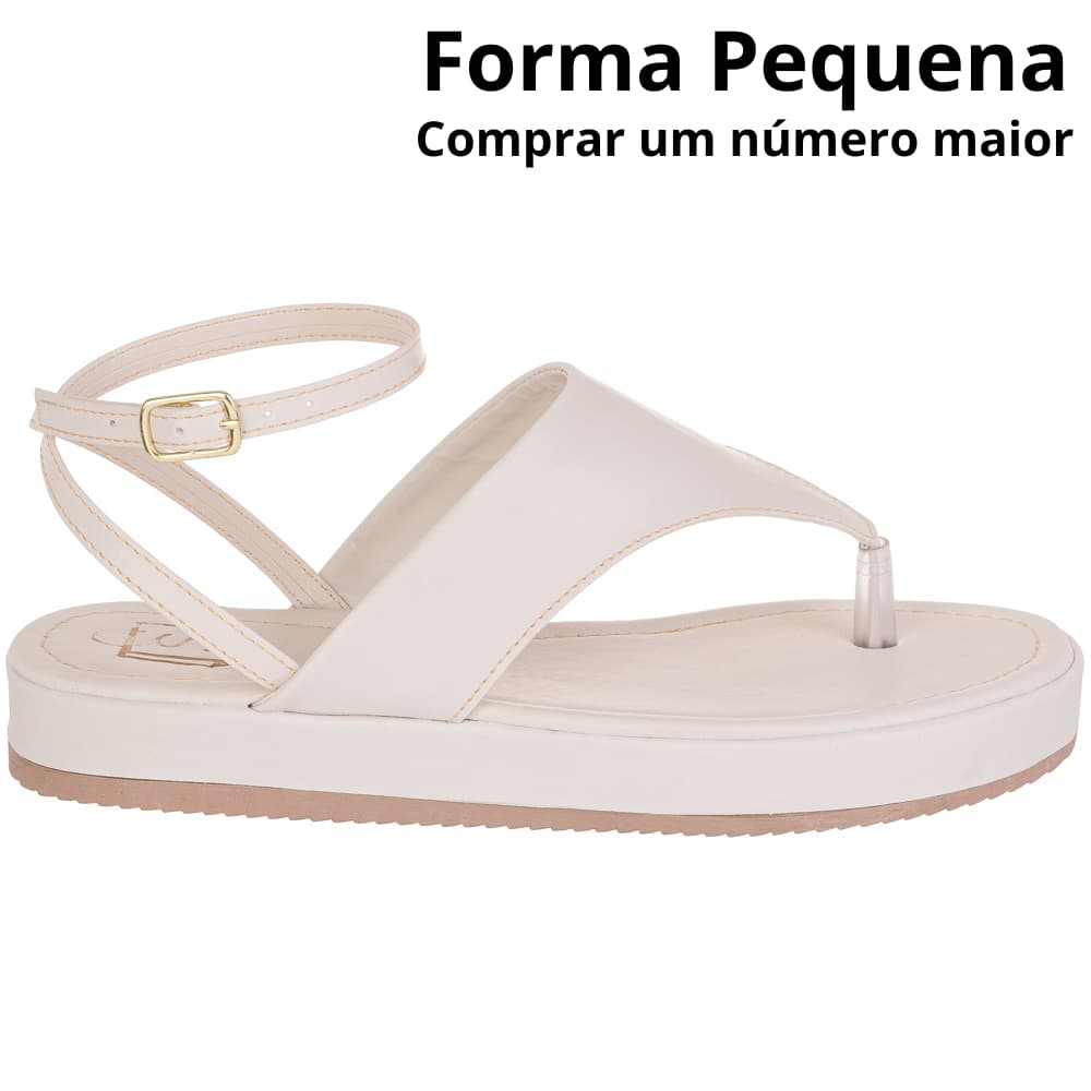 Sandália Flatform Feminina Asa Delta Plana Moderna Confortável
